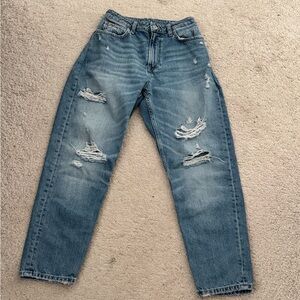 Zara distressed denim